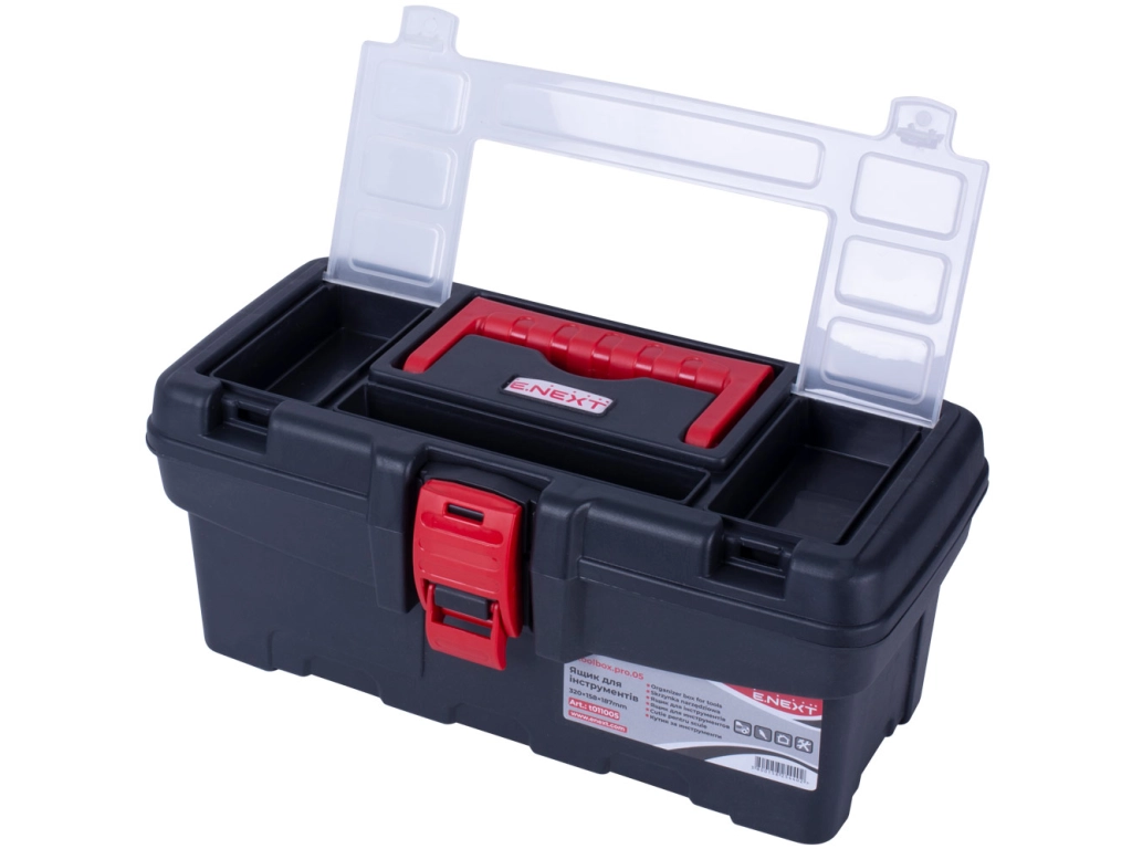 Куфар за инструменти, e.toolbox.pro.05, 13" 320х158х187мм