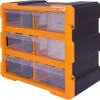 Органайзер пластмасов, e.toolbox.pro.20, 6 секции 267х157х262мм