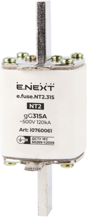 High-power fuse e.fuse.NT2.315, size 2, 315A, class gG