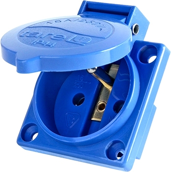 Силов контакт за вграждане тип E 16A 250V IP44 E.NEXT