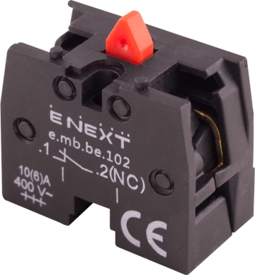 КОНТАКТЕН ЕЛЕМЕНТ E.MB.BE102, NC (НОРМАЛНО ЗАТВОРЕН) E.NEXT