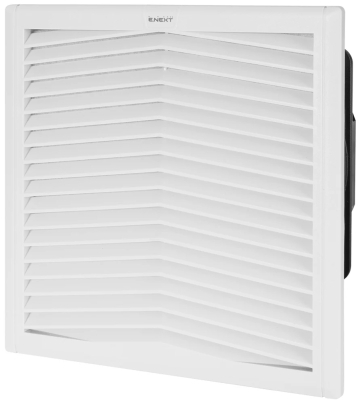 Вентилатор с филтърна решетка e.climat.fanfilter.pro.255, 223×223 mm, IP54, E.NEXT