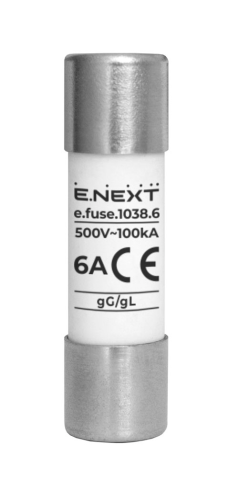 СТОПЯЕМ ПРЕДПАЗИТЕЛ E.FUSE.1038.6, 10Х38, 6А