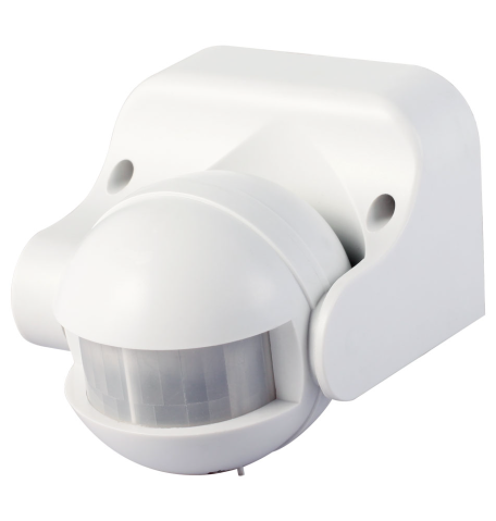 ИНФРАЧЕРВЕН СЕНЗОР ЗА ДВИЖЕНИЕ E.SENSOR.PIR.09.WHITE, 180°, IP44