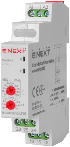 STERN-/DELTA-ZEITRELAIS E.CONTROL.T18