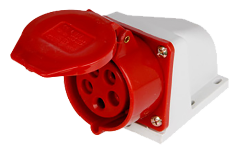 СТЕНЕН ИНДУСТРИАЛЕН КОНТАКТ E.SOCKET.PRO.5.32, 5P., 380V, 32А (125)