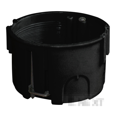 Mounting box E.DB.STAND.209 D65 plastic for plasterboard, with metal support