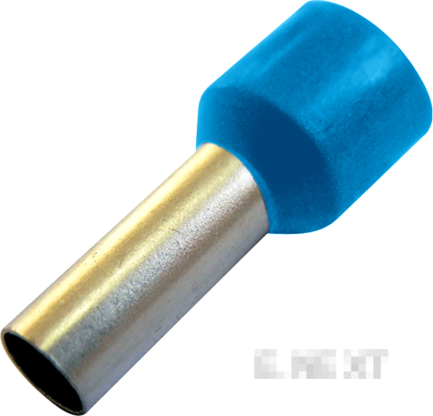 Isolierter Hülsenkabelschuh E.TERMINAL.STAND.E0508 blau, 0,5 mm², 100 Stück