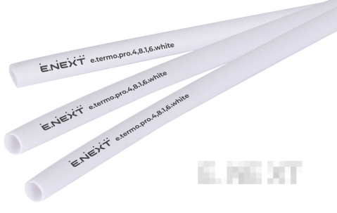 Термосвиваем шлаух с лепилен слой e.termo.pro.4.8.1.6.white, 4,8/1,6 мм, 1 м, бял