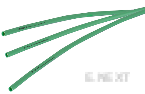 Термосвиваем шлаух с лепилен слой e.termo.pro.4.8.1.6.green, 4,8/1,6 мм, 1 м, зелен