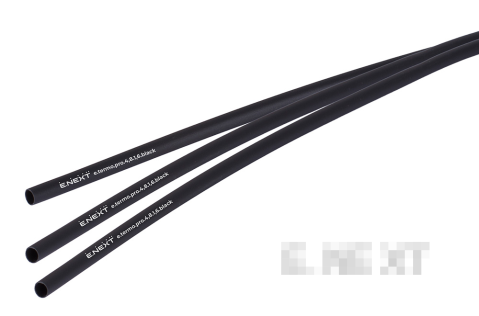 Термосвиваем шлаух с лепилен слой e.termo.pro.4.8.1.6.black, 4,8/1,6 мм, 1 м, черен