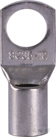 Cable lug with ear e.end.stand.c.35, D10.5