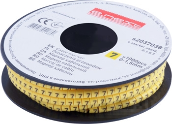Marcator cablu E.MARKER STAND 0–1,5 mm², simbol "7", 1000 buc.