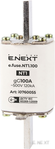 AC fuse E.FUSE NT1 100A E.NEXT