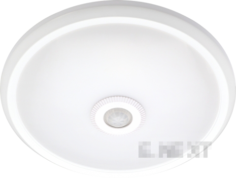 LED плафон с датчик за движение E.NEXT e.sensor.LED.77.12.4000 бял 12W 4000K IP20 s061022