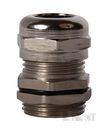 Kabelverschraubung aus Messing PG13.5, vernickelt, Schutzart IP65, E.NEXT