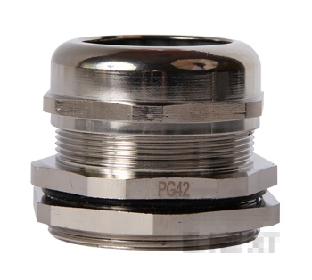 Brass cable gland PG42 nickel-plated IP65 E.NEXT