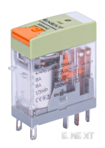 Zwischenrelais 8A 230V AC 2CO E.NEXT e.relay.pro