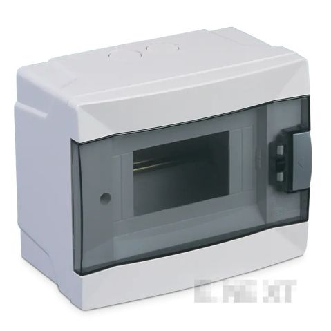 Plastic electrical panel, item 63106 E.NEXT