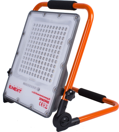 Akku-LED-Fluter E.LED.FLOOD.STAND.EMERG.20