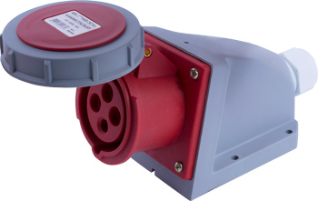 Стационарен силов контакт E.SOCKET.114.16.67, 4P, 400V, 16A, IP67