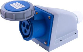 Стационарен силов контакт E.SOCKET.113.16.67, 3P, 230V, 16A, IP67