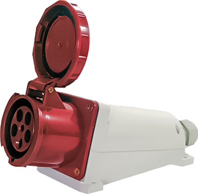 Стационарен силов контакт E.SOCKET.145.125.67, 5P, 400V, IP67, 125A