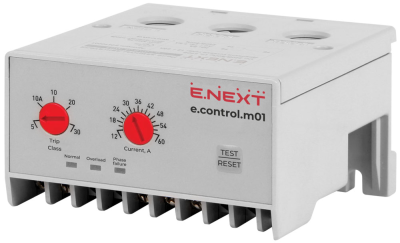 Releu de protecție a motorului e.control.m01, 12–60A