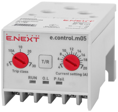 Releu de protecție a motorului e.control.m05, 4–20A