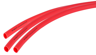 Термосвиваем шлаух с лепилен слой e.termo.pro.9.5.3.2.red, 9,5/3,2 мм, 1 м, червен