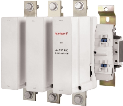 Контактор E.Next e.industrial.ukc.630.220 – 3p, 630 A, 220 V AC, 1 NO