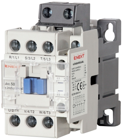 Contactor E.INDUSTRIAL UKC 50 110 50A 110V 3P 1NO+1NC E.NEXT