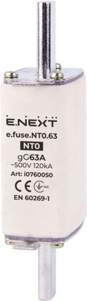 AC стопяем предпазител E.FUSE NT0 63A E.NEXT