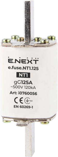 AC fuse E.FUSE NT1 125A E.NEXT