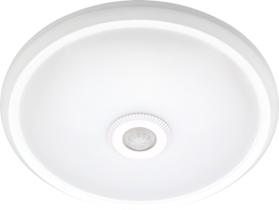 LED плафон с датчик за движение E.NEXT e.sensor.LED.77.12.4000 бял 12W 4000K IP20 s061022