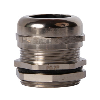 Кабелен щуцер PG29 месингов никелиран IP65 E.NEXT