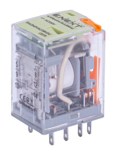 Междинно реле E.NEXT 10A 230V AC 2CO
