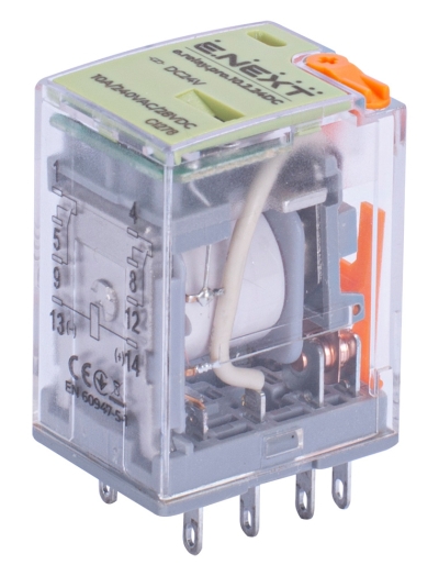 Releu intermediar E.NEXT 10A 24V CC 2CO