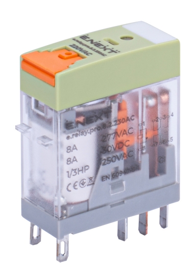 Zwischenrelais 8A 230V AC 2CO E.NEXT e.relay.pro