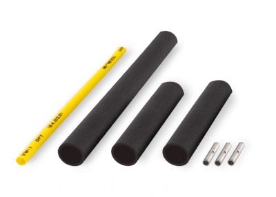 Self-regulating heating cable connection kit