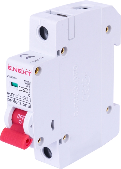 Întrerupător modular 1P 32A D 6kA E.NEXT