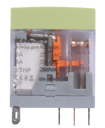 Intermediate relay 8A 24V DC 2CO E.NEXT e.relay.pro