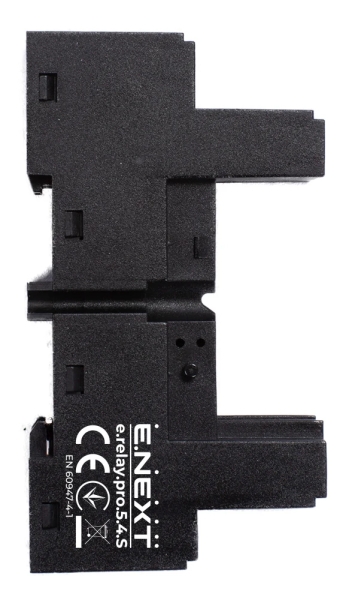 Socket for intermediate relay 5A 4CO DIN rail E.NEXT e.relay.pro