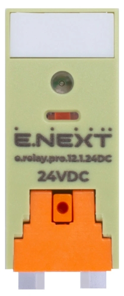 Releu intermediar 12A 24V CC 1NO E.NEXT e.relay.pro