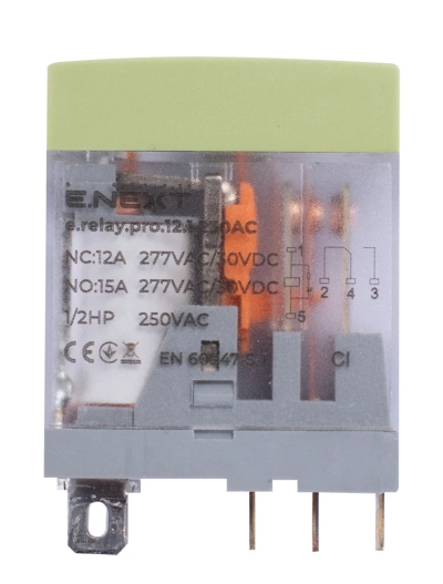 Zwischenrelais 12A 230V AC 1NO E.NEXT e.relay.pro