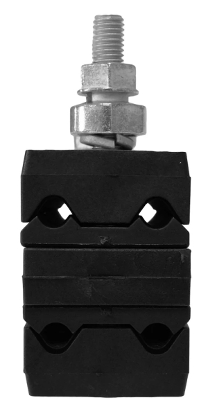 Anchor insulated clamp e.i.clamp.4.25.70.zr, reinforced, 4x(25–70 mm²), E.NEXT