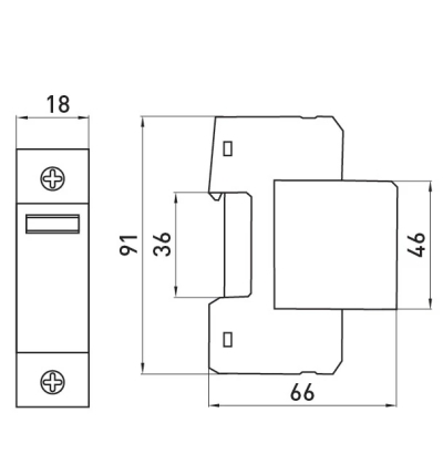Surge protection device E.PRO.SPD.1S.275 1P (class S), E.NEXT
