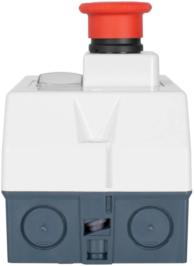 Plastic housing E.MP.PRO.BOX IP54 with "Stop" button E.NEXT