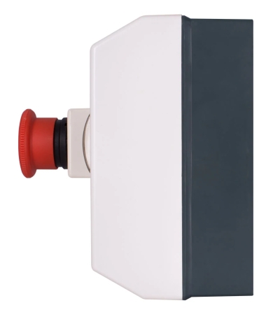 Plastic housing E.MP.PRO.BOX IP54 with "Stop" button E.NEXT