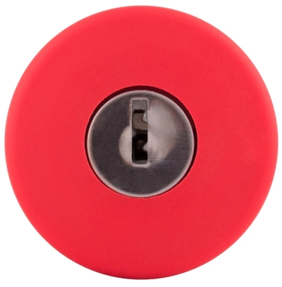 Pilztaster mit Drehschalter e.mb.bs142 rot, 1NC E.NEXT